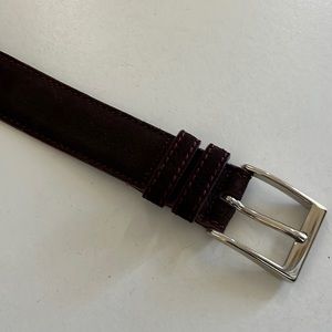 Men's Brooks Brothers sueded leather belt never worn